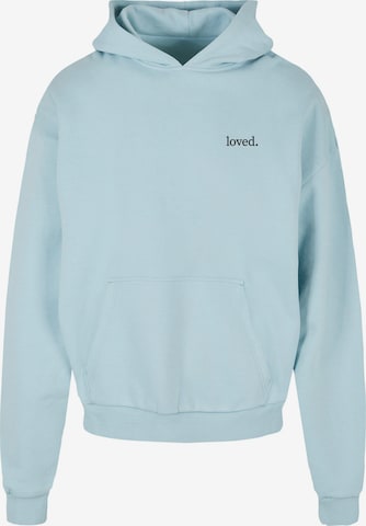 Sweat-shirt Merchcode en bleu : devant