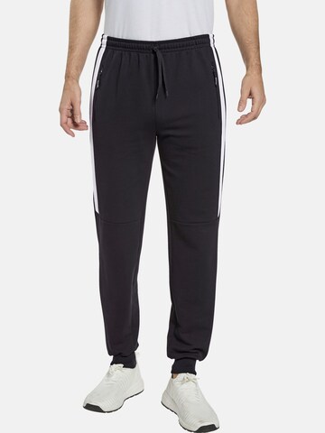 Effilé Pantalon de sport 'Bellarino' BABISTA en noir : devant