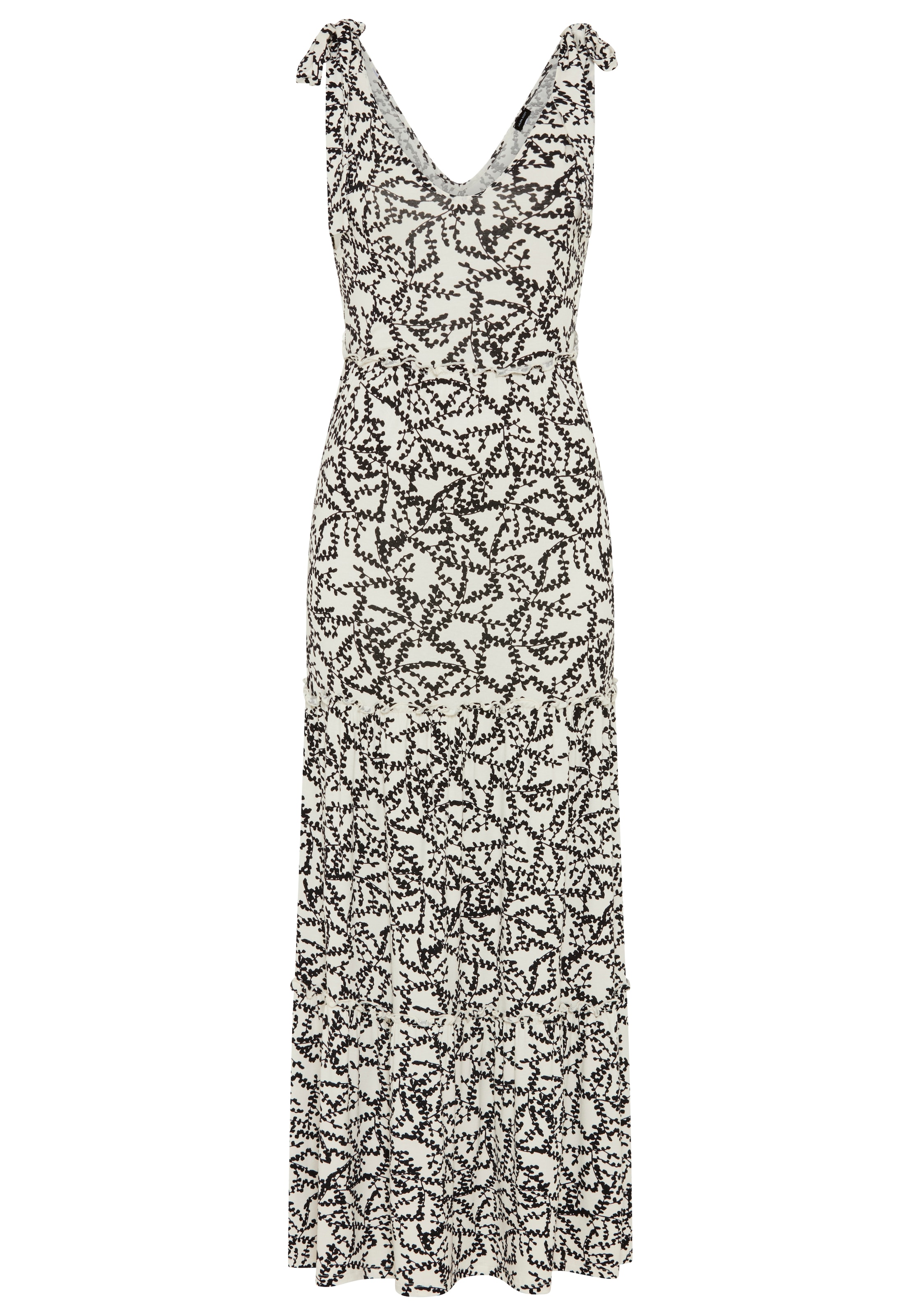 LAURA SCOTT Summer Dress in Black: front