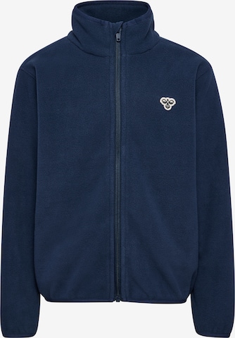 Hummel Fleece jas in Blauw: voorkant