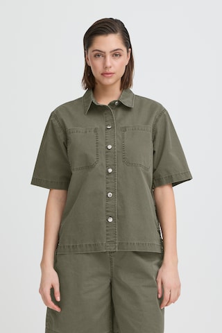 Pulz Blouse 'PZCAMMA' in Green: front