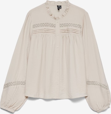 VERO MODA - Blusa 'VMCasey' en beige: frente