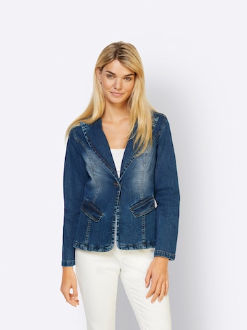 heine Blazers in Blauw: voorkant