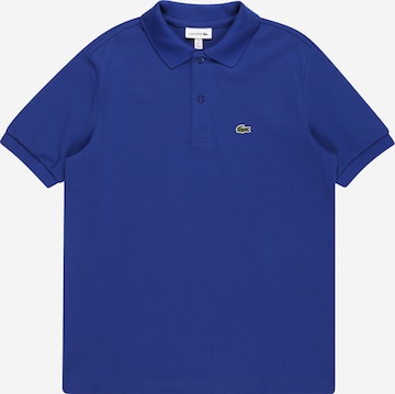 Tricou de la LACOSTE pe albastru: față