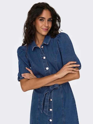 ONLY - Vestidos camiseiros 'VIBBE' em azul