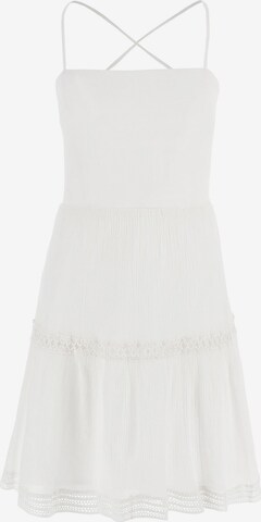 GUESS Sukienka w kolorze biały: przód