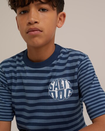 WE Fashion Shirt in Blauw