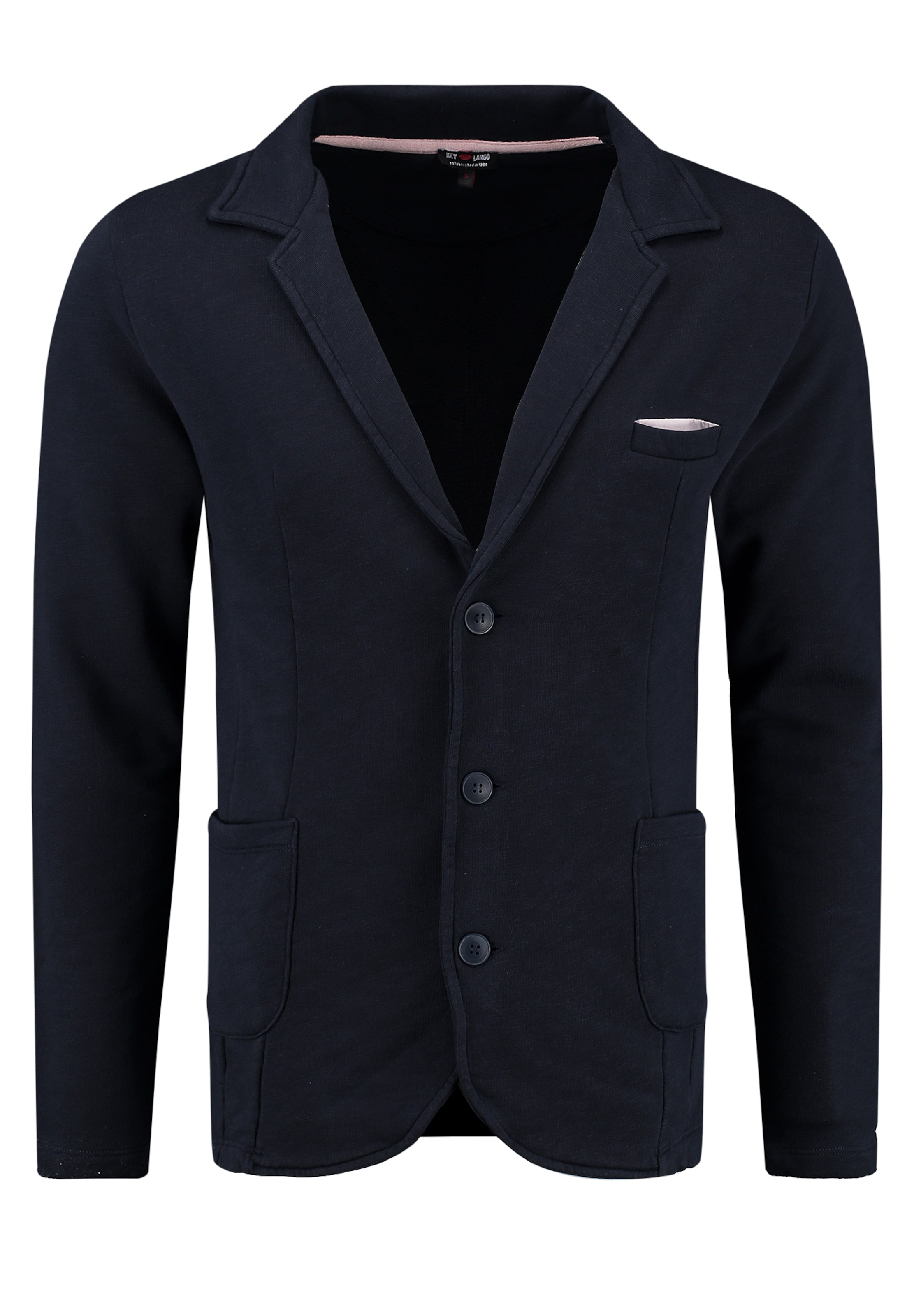 Key Largo Slim fit Ανδρικό σακάκι 'Bombay' σε μπλε: μπροστά