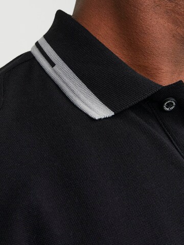 JACK & JONES Poloshirt 'HASS' in Schwarz