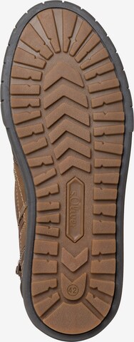 s.Oliver Athletic Lace-Up Shoes in Brown