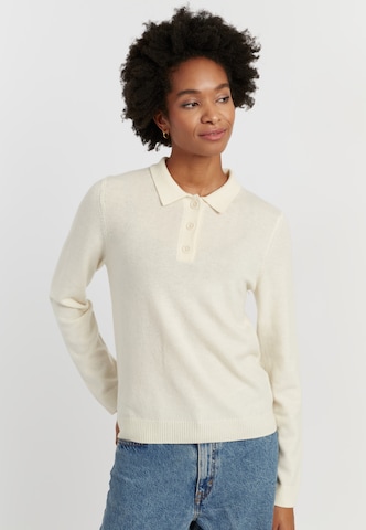 Chinti & Parker Pullover 'Basics' i beige: forside