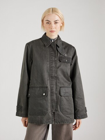 Samsøe Samsøe Between-Season Jacket 'Salix' in Black: front