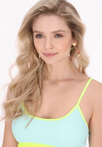 IZIA Bustier Bikini in Blauw