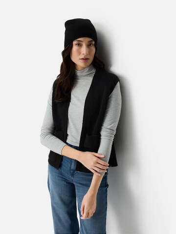 CAMEL ACTIVE Strickweste mit Taschen in Schwarz