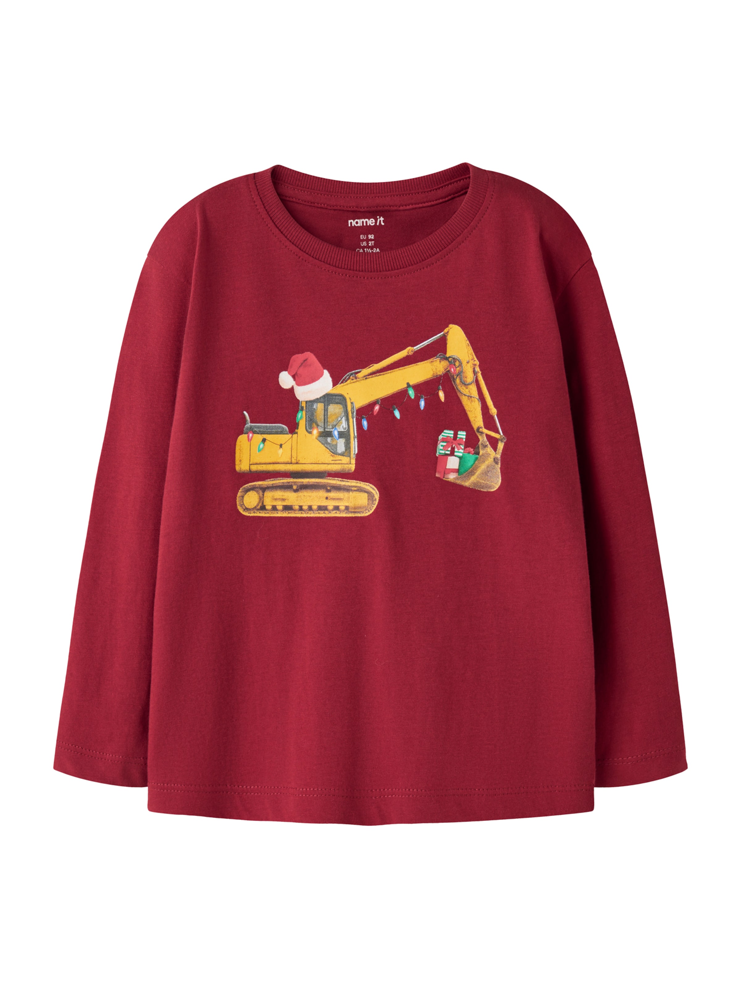 NAME IT Shirt 'NMMVOSMAS' in Red: front