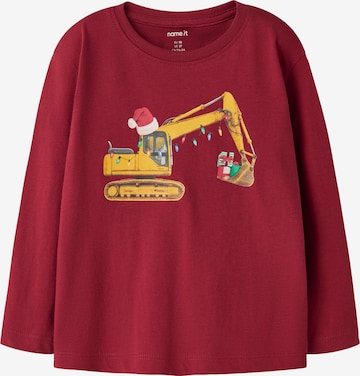 NAME IT Shirt 'NMMVOSMAS' in Red: front
