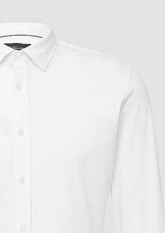 s.Oliver BLACK LABEL Regular fit Overhemd in Wit