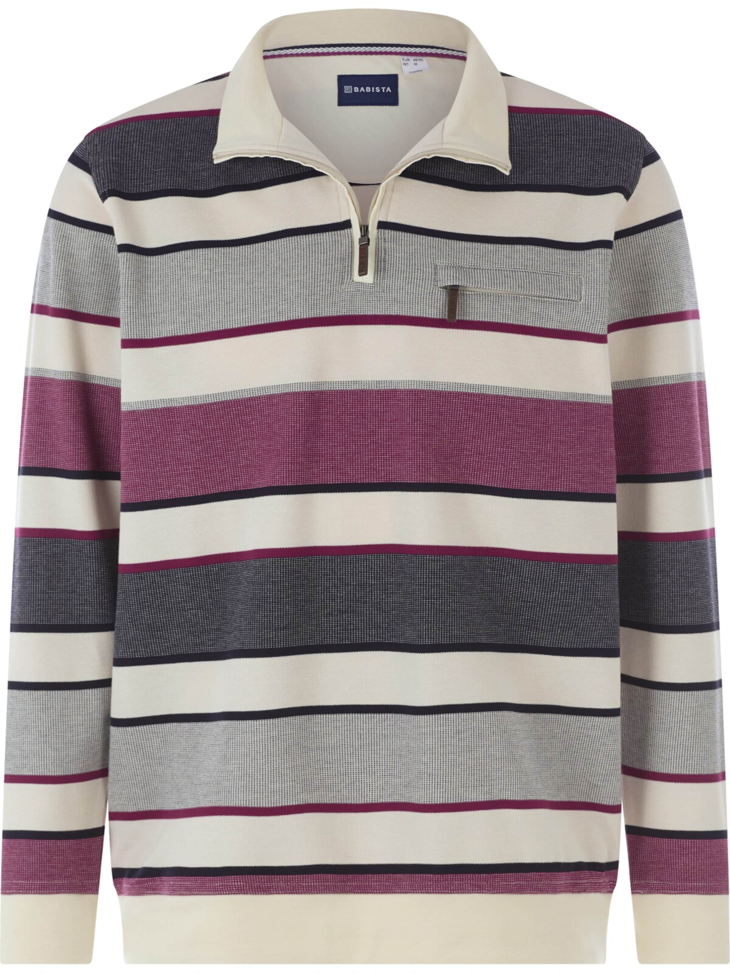 BABISTA Sweatshirt 'Melrin' in Purple: front