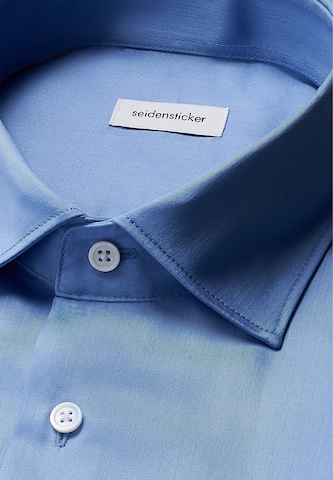 SEIDENSTICKER Regular fit Zakelijk overhemd 'SMART CLASSICS' in Blauw