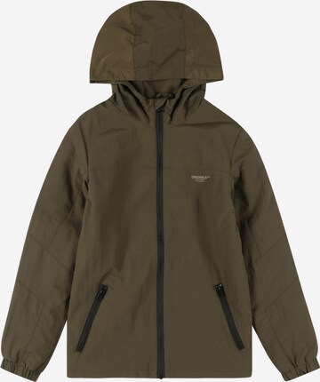 Jack & Jones Junior Between-Season Jacket 'BECKS' in Green: front