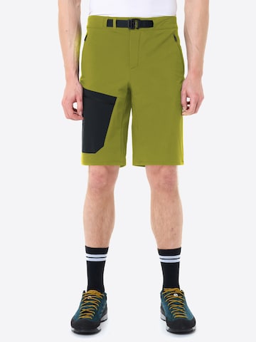 VAUDE Regular Outdoor trousers 'Badile II' in Green: front