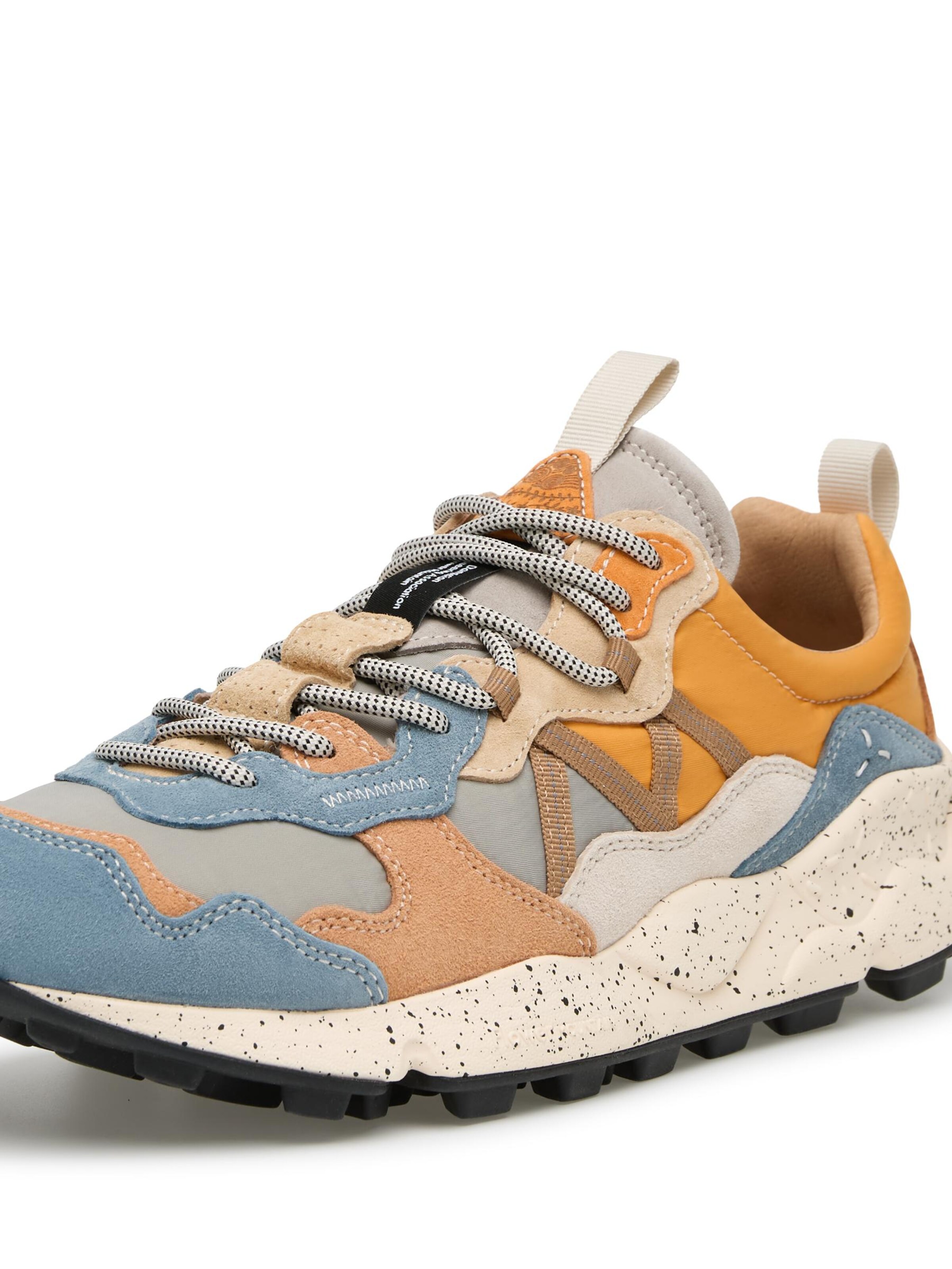 Flower Mountain Platform trainers 'LENZAN MAN' in Orange