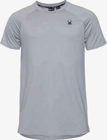 Spyder - Camiseta funcional en gris: frente