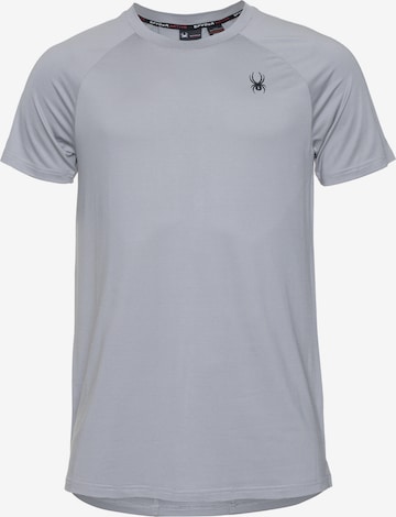 Spyder Функциональная футболка в Серый: спереди