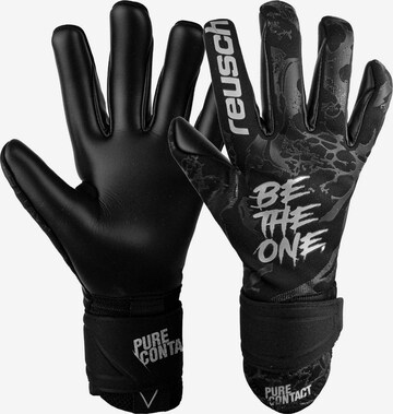 REUSCH Athletic Gloves 'Pure Contact Infinity' in Black: front