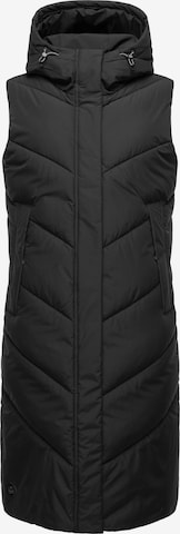 Ragwear Bodywarmer 'Suminka' in Zwart: voorkant