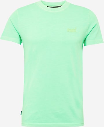 Superdry Shirt 'Essential' in Green: front