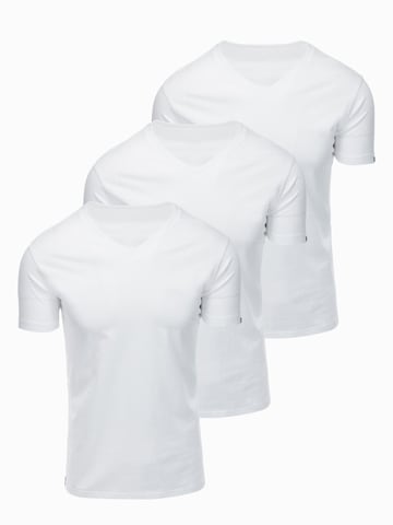 Ombre Shirt in Wit: voorkant