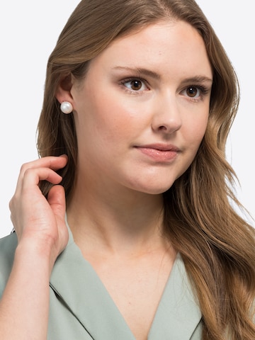 Boucles d'oreilles 'Elisa' Heideman en blanc : devant