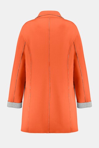 Ulla Popken Between-Seasons Coat in Orange