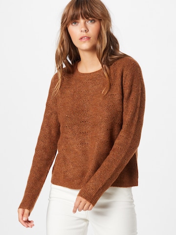 ONLY Sweater 'Lolli' in Brown: front