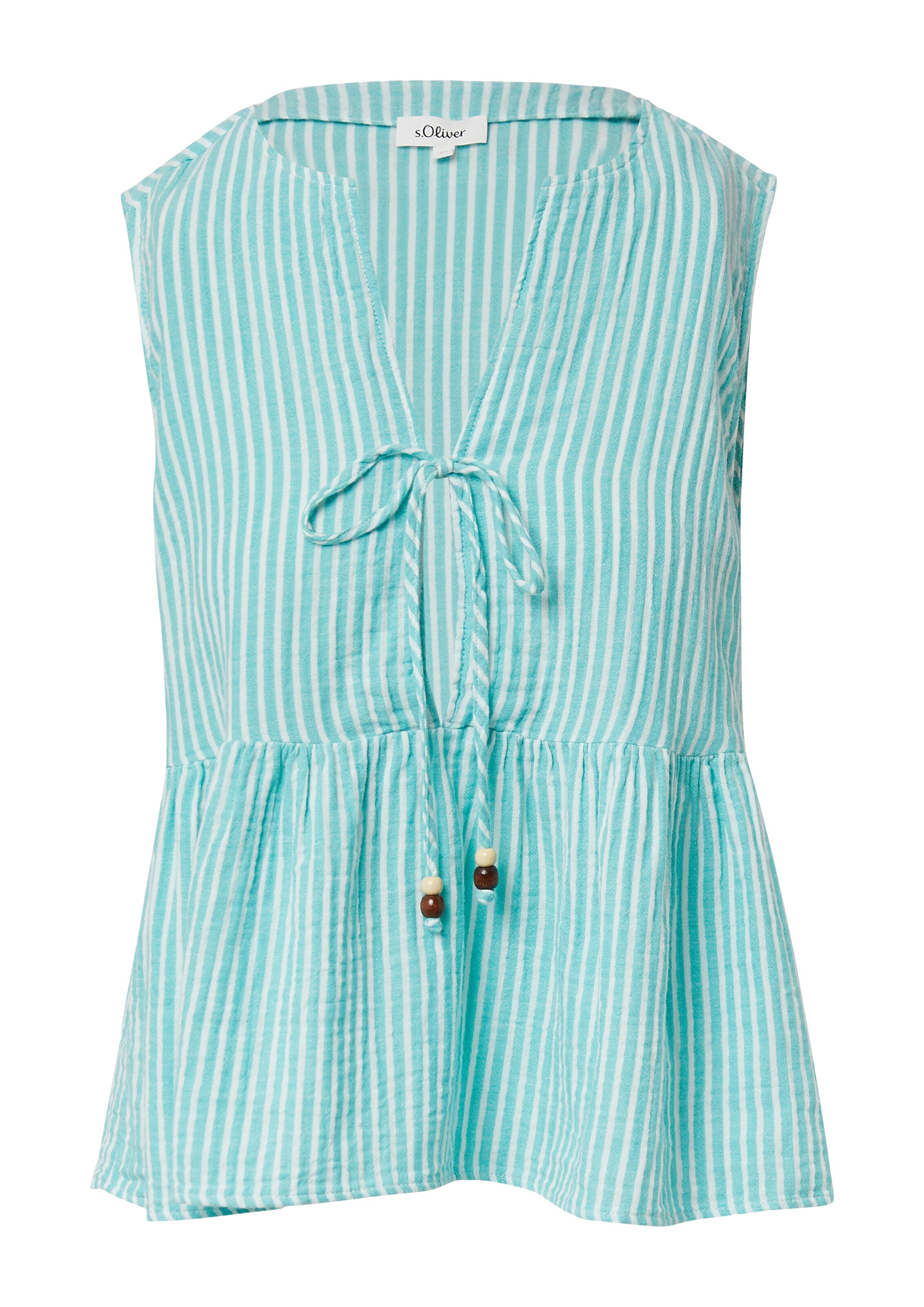 s.Oliver Μπλούζα σε πράσινο: μπροστά