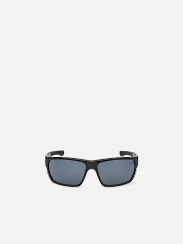 TIMBERLAND Sonnenbrille 'Timberland TB00002 Matte black 64/16/135 MAN Sunglasses'‌‌ in Schwarz