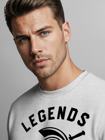 Neverless Sweatshirt 'Legends' in Grey