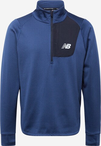 new balance Functioneel shirt in Blauw: voorkant