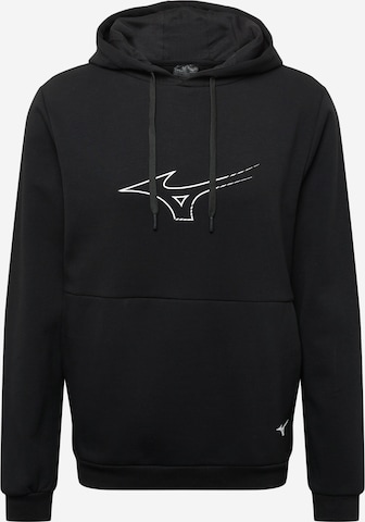 MIZUNO - Sweatshirt de desporto em preto: frente