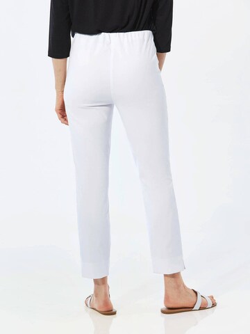 Goldner Tapered Trousers 'LOUISA' in White