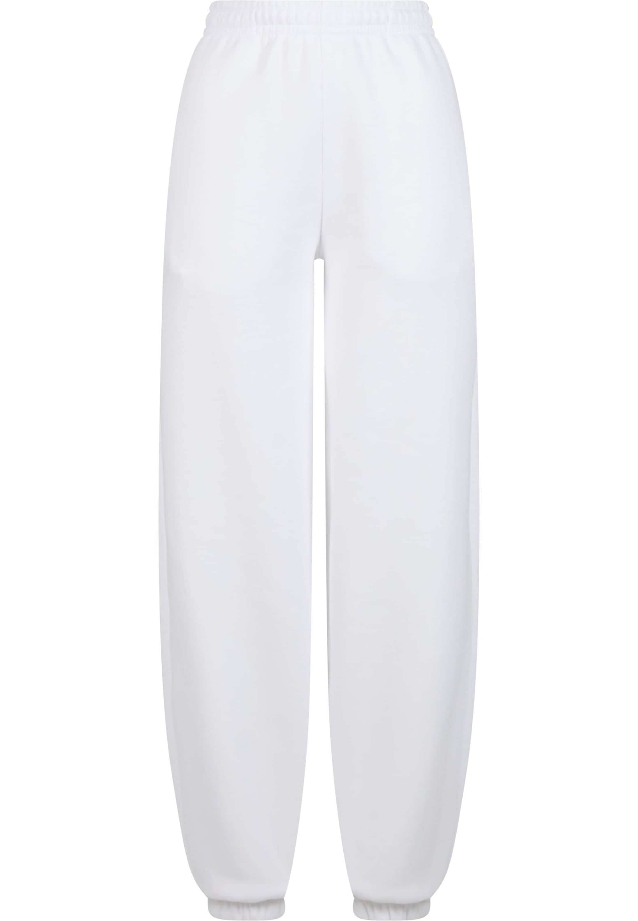 Effilé Pantalon Urban Classics en blanc : devant