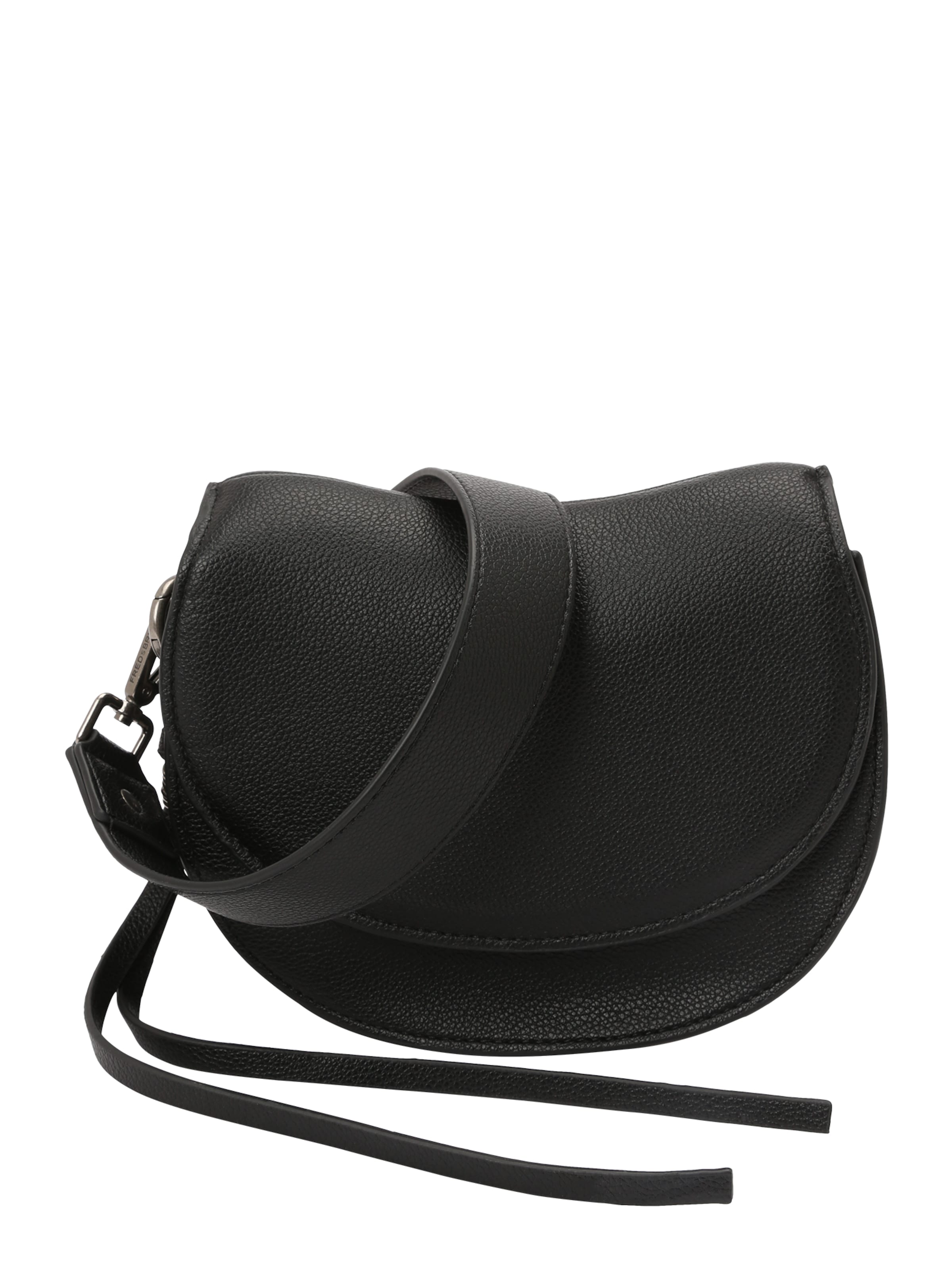 melns FREDsBRUDER Pleca soma 'My Bestie': no priekšpuses