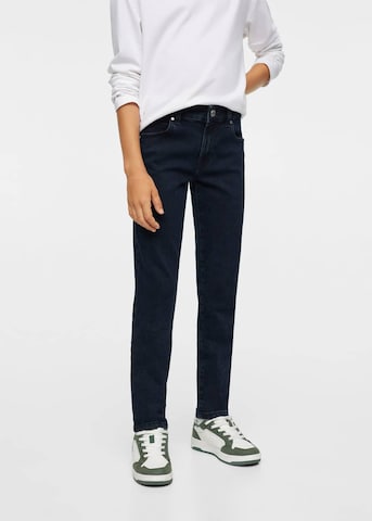 MANGO KIDS Slimfit Jeans in Blauw: voorkant