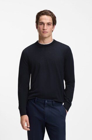 BOSS Sweater 'Leno' in Blue: front