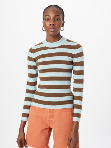 LEVI'S ® Πουλόβερ 'Crew Rib Sweater' σε μπλε: μπροστά