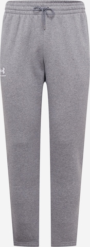 UNDER ARMOUR Tapered Workout Pants 'Essential' in Grey: front