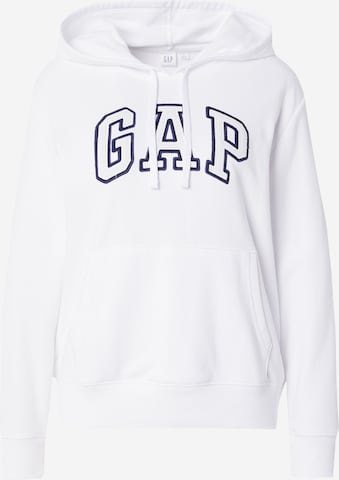 GAP Sweatshirt 'HERITAGE' in Wit: voorkant