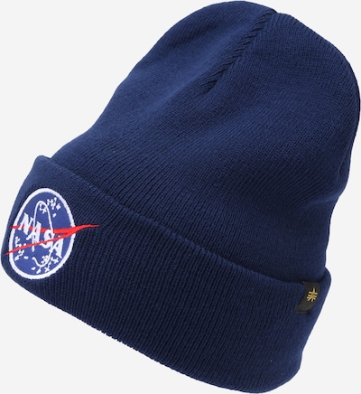ALPHA INDUSTRIES Čiapky 'Nasa' - námornícka modrá / červená / biela, Produkt
