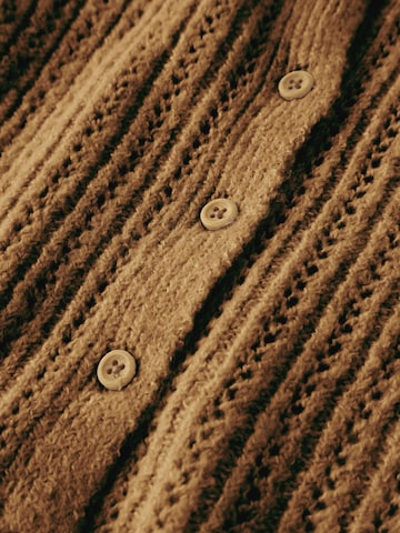 NAME IT Gebreid vest in Bruin